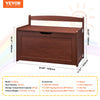 Wooden Kids Toy Storage Bench – Cherry Finish