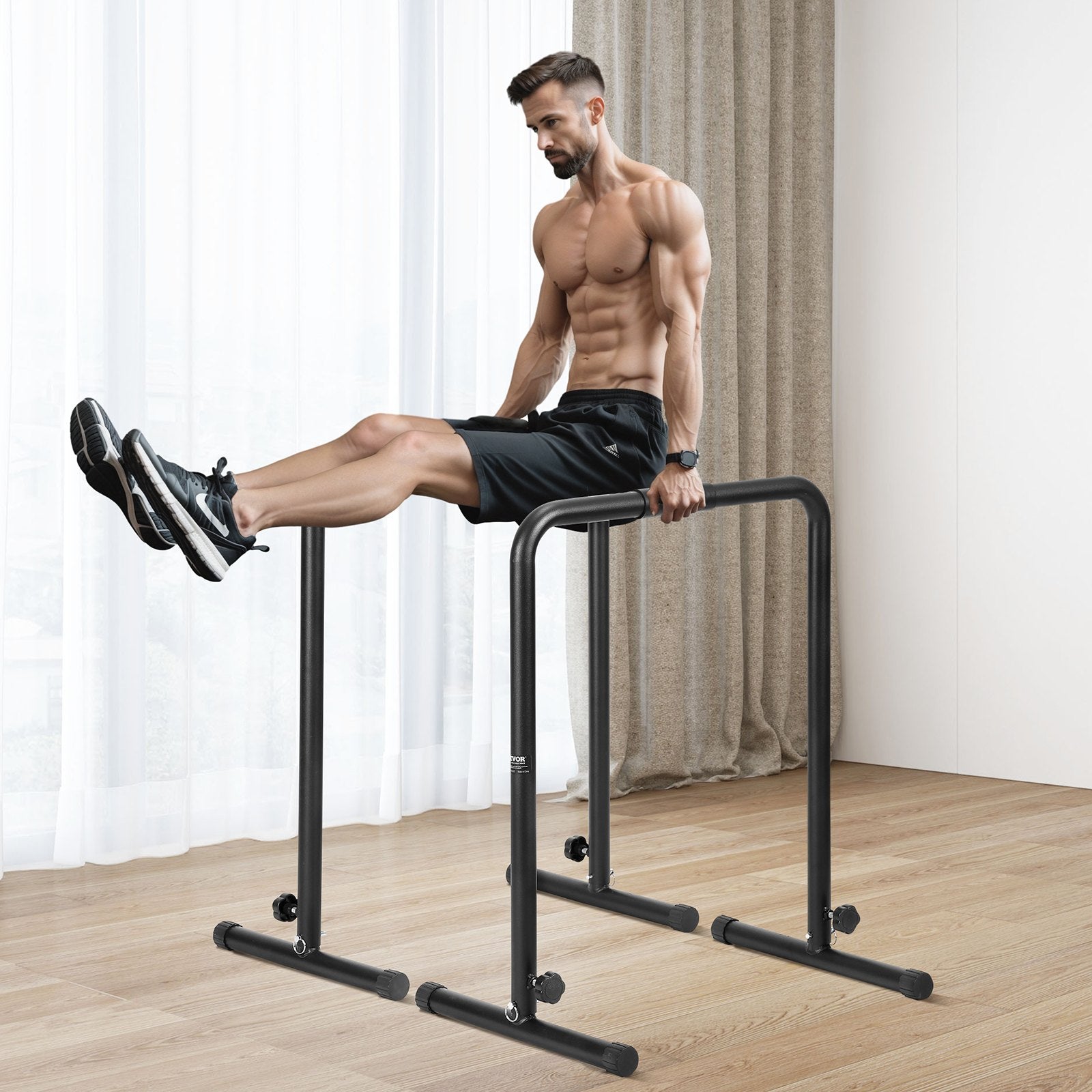 VEVOR Dip Stand Station 200 kg – Adjustable Height Parallel Bars