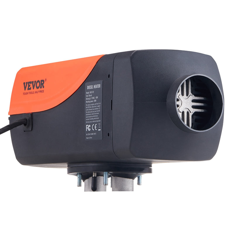 VEVOR 12V 2KW Diesel Air Heater – Bluetooth App Control with Remote & LCD