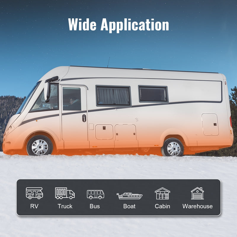VEVOR 12V 8KW Diesel Heater Bluetooth & Remote Control