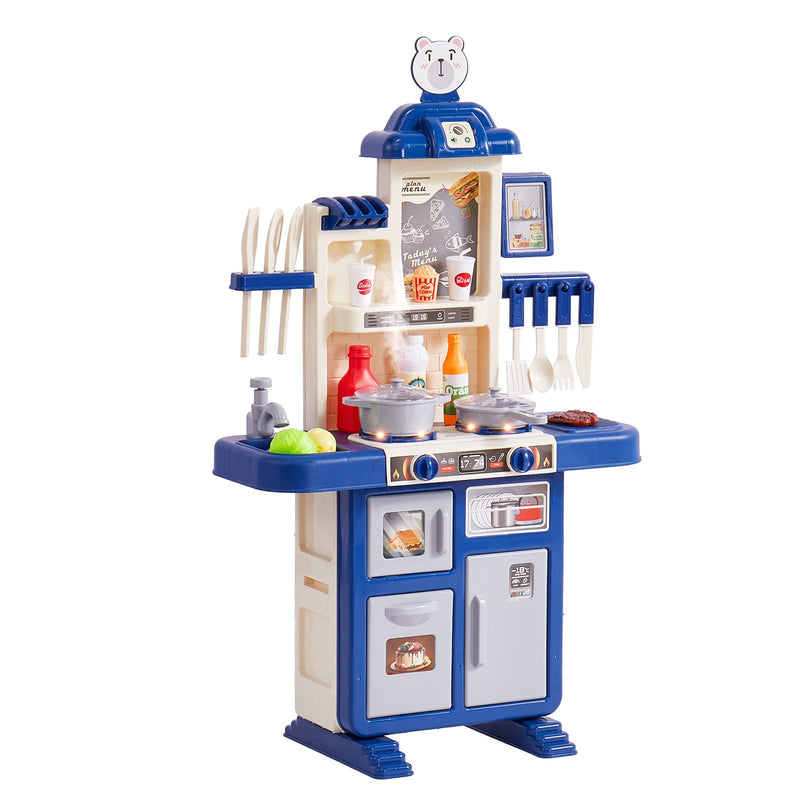 Kids Kitchen Playset 48PCS – Blue