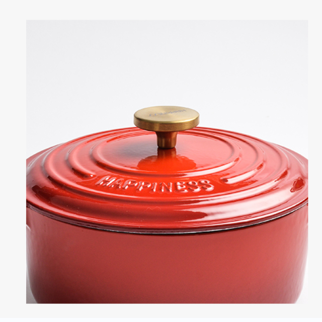 22cm Enamel Cast Iron Casserole / French Oven