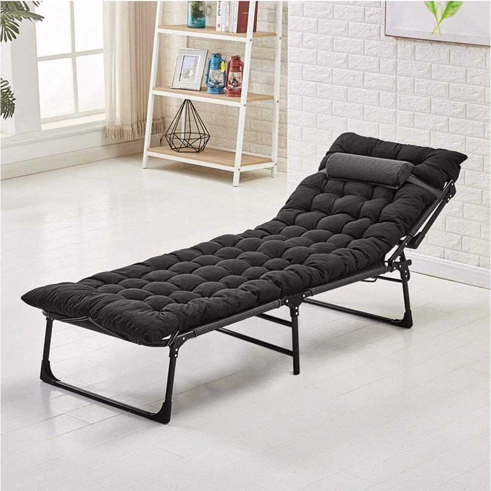 Zero Gravity Folding Sun Lounger – Black