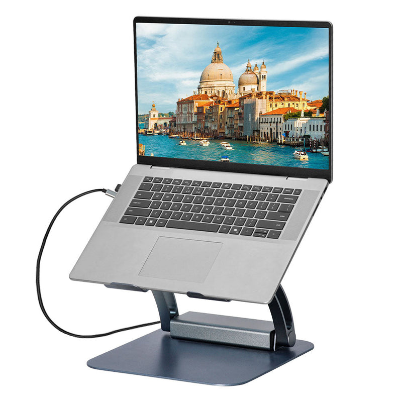 7-in-1 360° Laptop Stand Dock with PD & HDMI