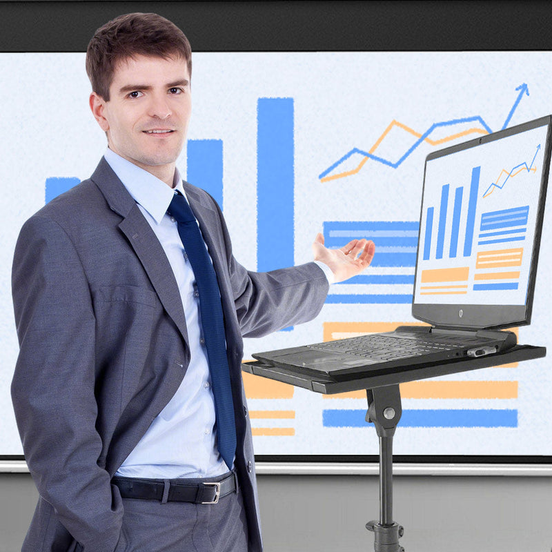 Mobile Laptop Tripod Stand on Wheels 82–170cm