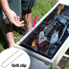 Foldable BBQ Grill with 2 Nets & Pans