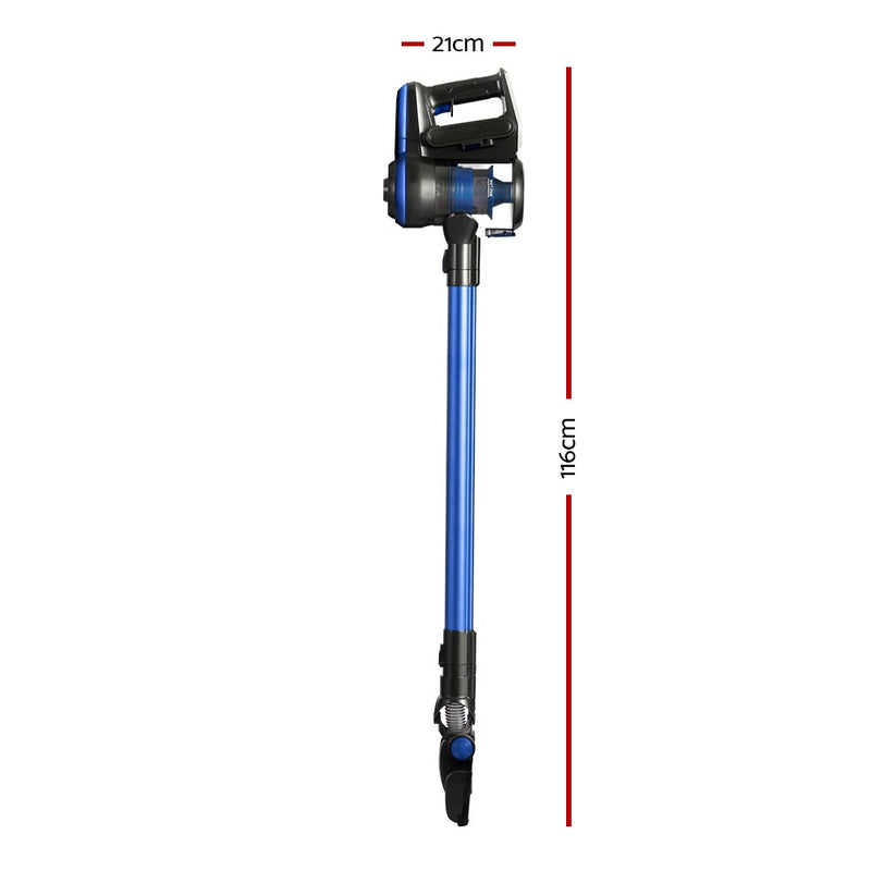 Devanti 250W Cordless Stick Vacuum Cleaner – Blue