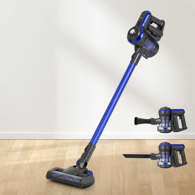 Devanti 250W Cordless Stick Vacuum Cleaner – Blue