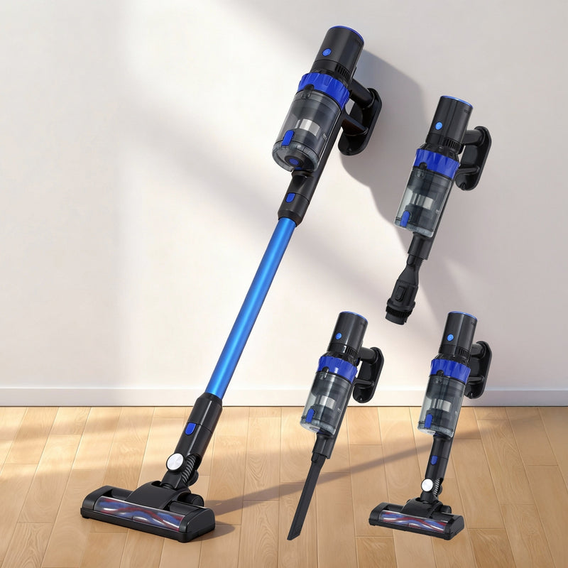 Devanti 350W Brushless Cordless Stick Vacuum – Blue