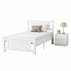 King Single Bed Frame and Bedside Table