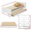 King Single Bed Frame with Bookshelf
