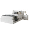 Single Bed Frame and Bedside Table