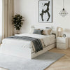 Single Bed Frame and Bedside Table