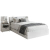 Single Bed Frame with Charging Ports and Bedside Table