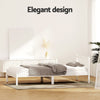 Artiss SOFIE King Single Bed Frame – White