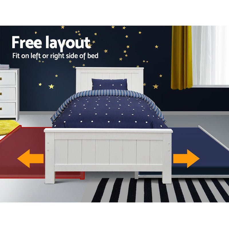 ELVIS Wooden Trundle Daybed – King Single