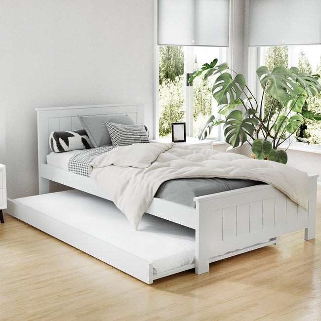 ELVIS Wooden Trundle Daybed – King Single