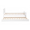 Artiss Single Bed with Trundle White