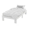 Artiss JADE King Single Bed Base – White