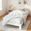 Artiss JADE King Single Bed Base – White