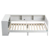 Artiss Single Corner Bed Frame with Desk, Shelves & USB-C Charging