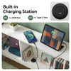Artiss Single Corner Bed Frame with Desk, Shelves & USB-C Charging