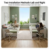 Artiss Single Corner Bed Frame with Desk, Shelves & USB-C Charging