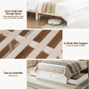 Artiss Double Bed Frame with Storage Drawers White