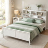 Artiss Queen Bed Frame with Storage Headboard & Footboard – White
