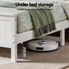 Artiss Queen Bed Frame with Storage Headboard & Footboard – White