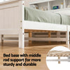 Artiss Queen Bed Frame with Storage Headboard & Footboard – White