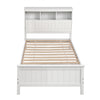 Artiss Single Bed Frame with Storage – White