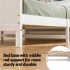 Artiss Single Bed Frame with Storage – White