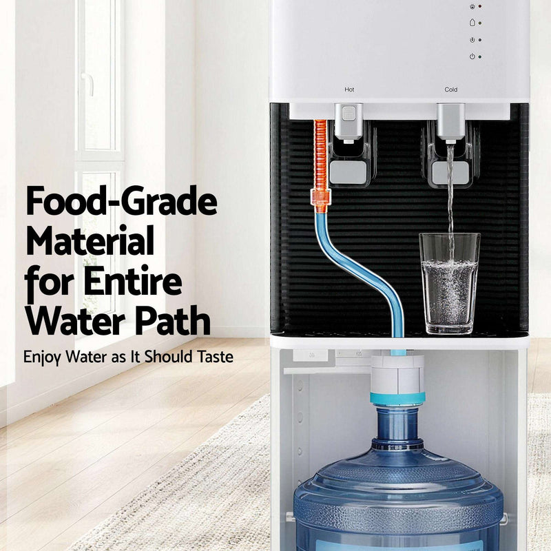 Devanti 2-Tap Bottom Loading Water Cooler Dispenser - White