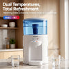 Devanti 5L Bench Top Water Cooler Dispenser with Filter & 2 Taps