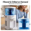 Devanti 5L Bench Top Water Cooler Dispenser with Filter & 2 Taps