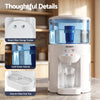 Devanti 5L Bench Top Water Cooler Dispenser with Filter & 2 Taps