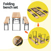 Gardeon Outdoor Wooden Bench Dining Set (3-Piece)