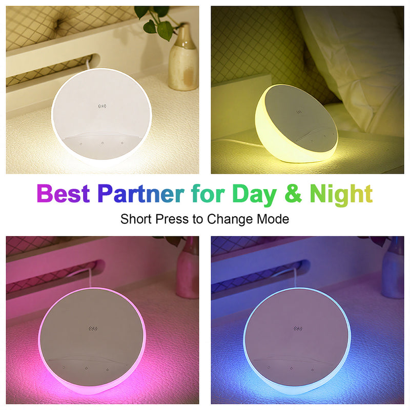 AIPOWER Wireless Charging Bedside Lamp