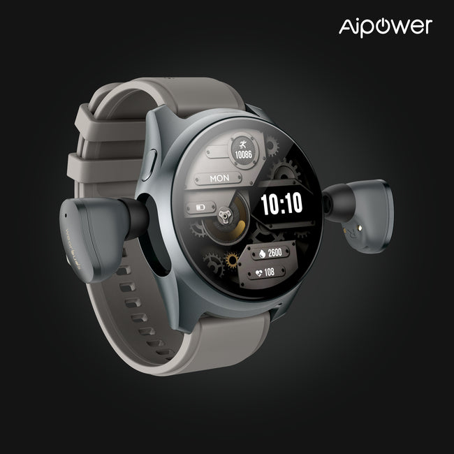 Aipower W28 Pro 4G Smart Watch with Earbuds