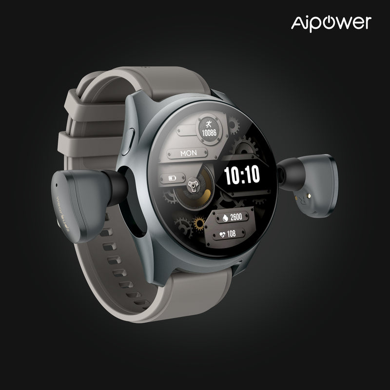 Aipower W28 Pro 4G Smart Watch with Earbuds