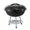 Grillz Portable Charcoal BBQ Grill with Lid