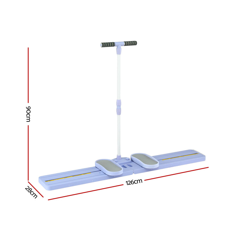 Everfit Foldable Ski Exercise Machine – Purple