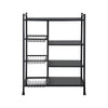 Artiss Kitchen Baker’s Rack 4-Tier – Storage Shelf with Baskets & Castors