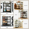 Artiss Kitchen Baker’s Rack 4-Tier – Storage Shelf with Baskets & Castors