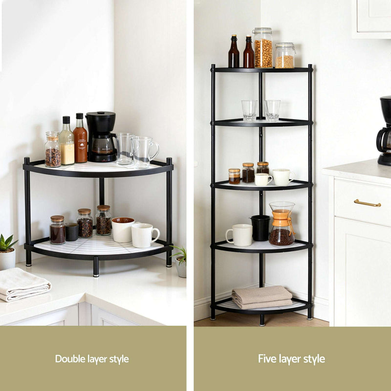 Artiss 5-Tier Corner Kitchen Rack