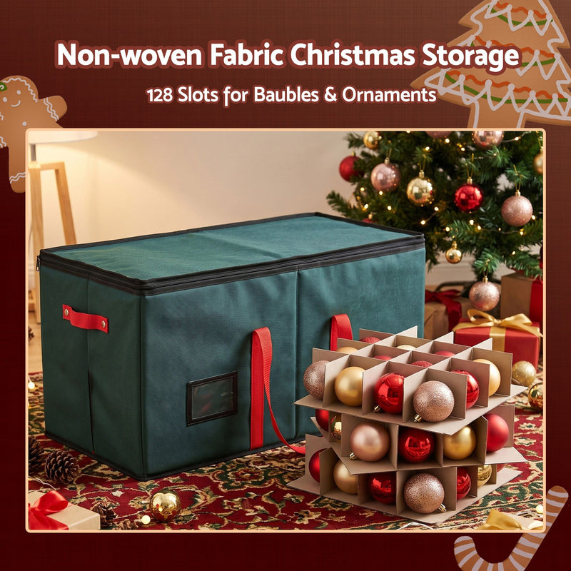 Christmas Bauble Storage Box – 128 Slots