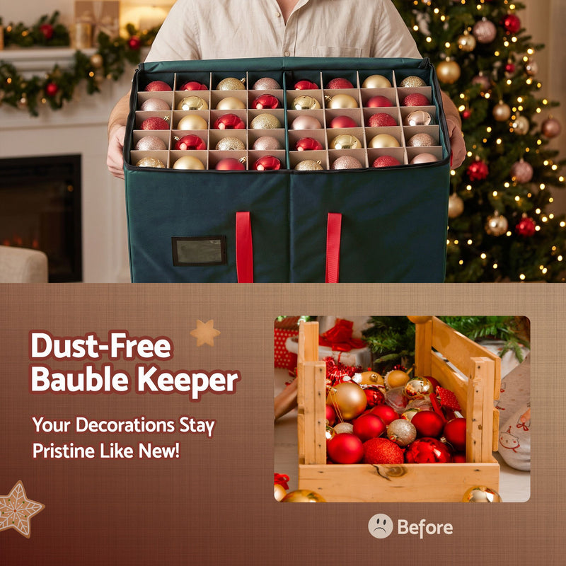 Christmas Bauble Storage Box – 128 Slots
