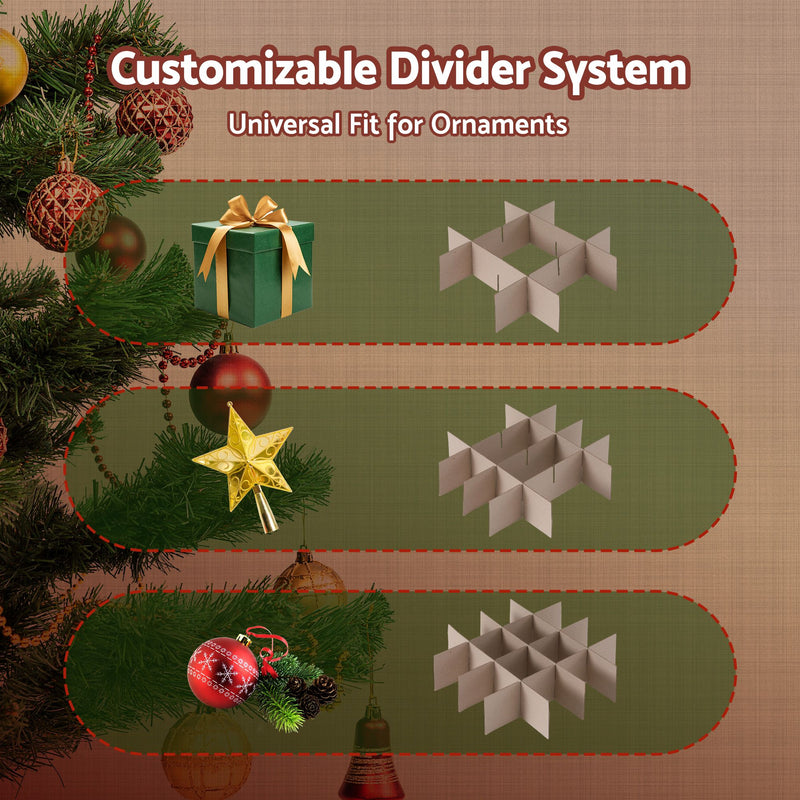 Christmas Bauble Storage Box – 128 Slots