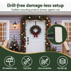 Adjustable Christmas Garland & Wreath Door Hanger 85–125cm